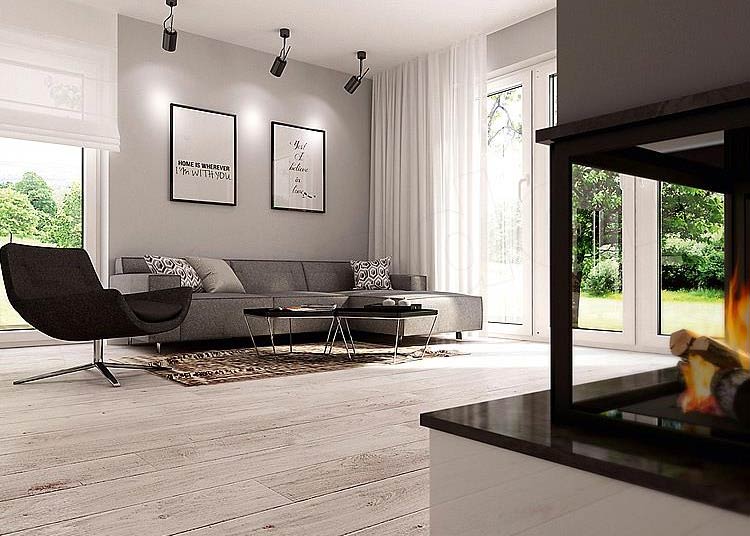 Wizualizacja wnętrza - Projekt domu Kiwi 3