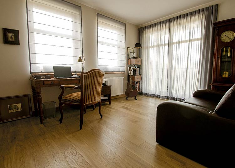 Wnętrze w męskim stylu