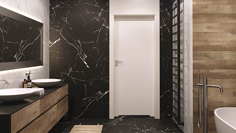 Mocny akcent w łazience