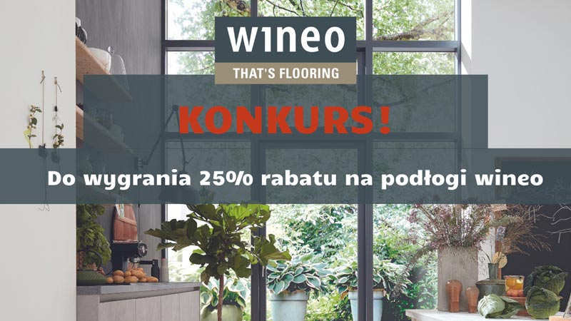 Wygraj 25% rabatu na podłogi wineo