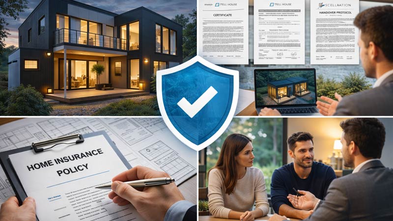 Polisa na dom z fabryki: jak ubezpieczyć dom modułowy, żeby spać spokojnie?