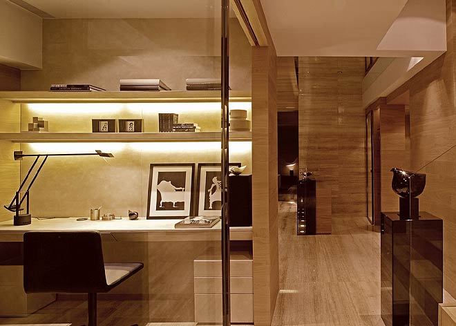 Ściany drewnem dekorowane