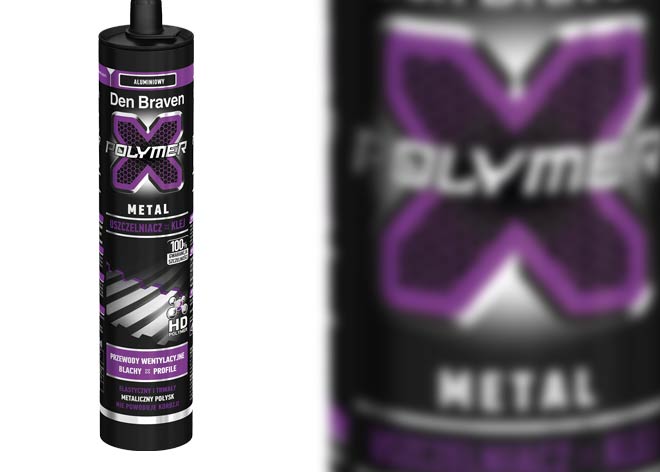Łączenie jak ze stali X-POLYMER Metal Den Braven