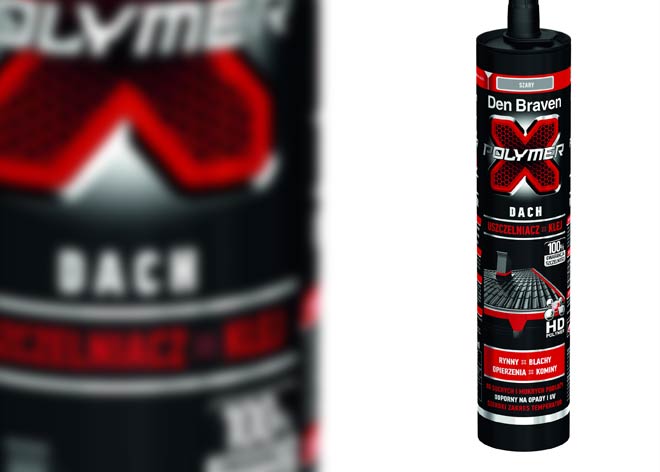 Uszczelniacz - klej X-POLYMER Dach  firmy Den Braven 