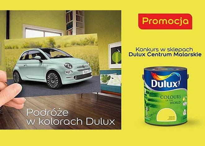 Weź udział w konkursie farb Dulux i wygraj Fiata 500!
