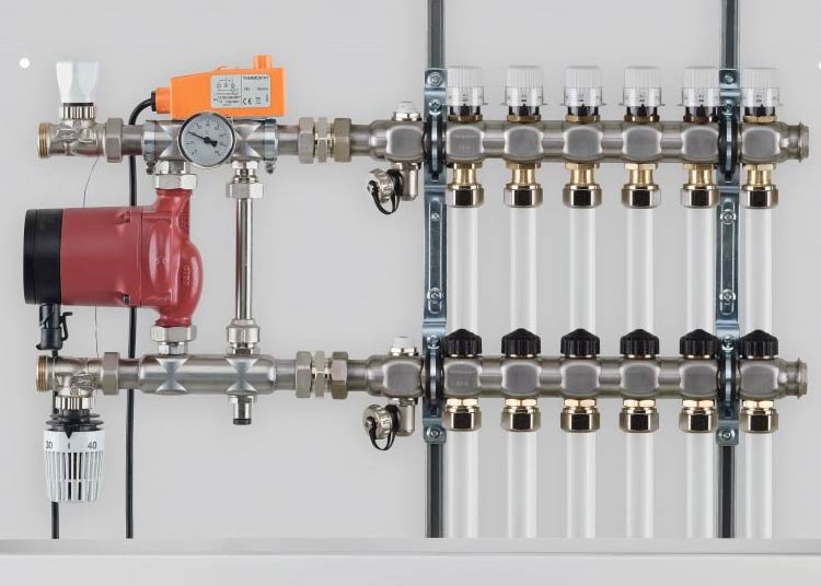 Ogrzewanie podłogowe - automatyczna regulacja przepływu