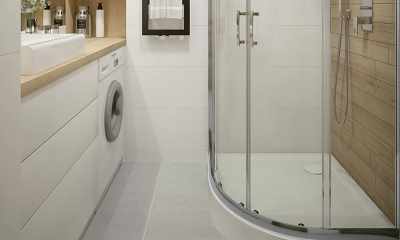 Wąska łazienka ustawna i komfortowa