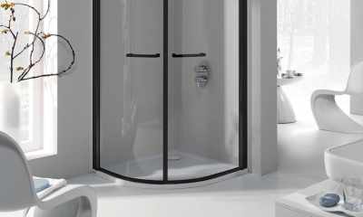 Półokrągła kabina Prestige z czarnym wykończeniem- teraz w promocyjnej cenie!