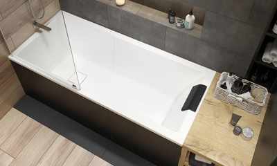 Łazienka z wanną prostokątną