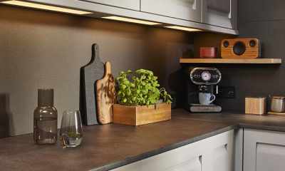 Ściana nad blatem w kuchni