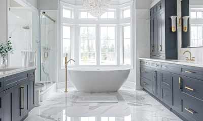 Łazienka w stylu glamour: najnowsze trendy