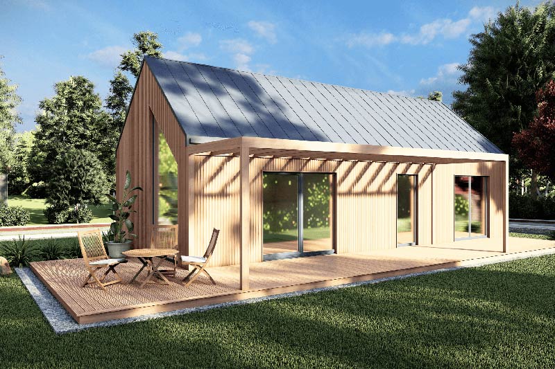 Drewniane domy modułowe