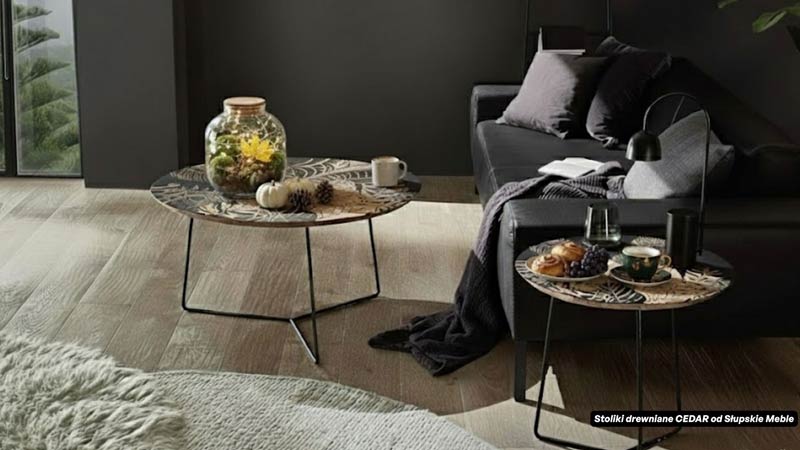 drewniany stolik kawowy